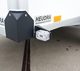 Humbaur gesloten aanhangwagen 750kg 251x132x152cm