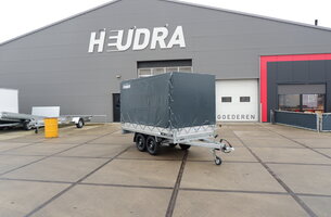 Anssems PLTT Pro plateauwagen met huif 2000kg 305x150x165cm