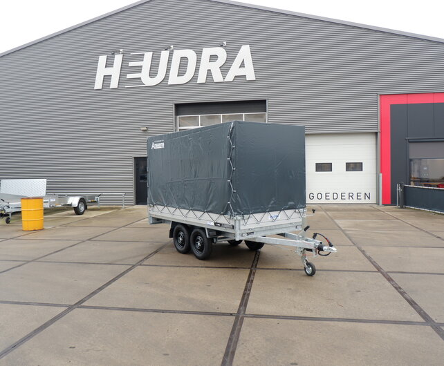 Anssems PLTT Pro plateauwagen met huif 2000kg 305x150x165cm