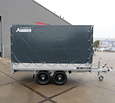 Anssems PLTT Pro plateauwagen met huif 2000kg 305x150x165cm