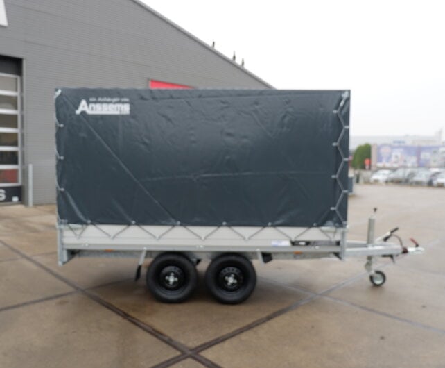 Anssems PLTT Pro plateauwagen met huif 2000kg 305x150x165cm
