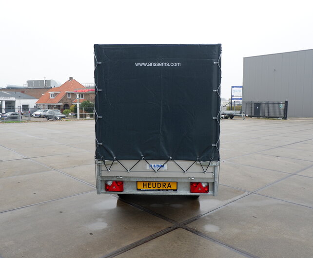 Anssems PLTT Pro plateauwagen met huif 2000kg 305x150x165cm