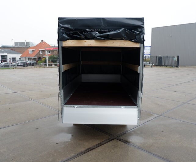 Anssems PLTT Pro plateauwagen met huif 2000kg 305x150x165cm