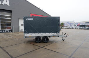 Huif 305x150x165cm voor Anssems PLT Pro plateauwagen
