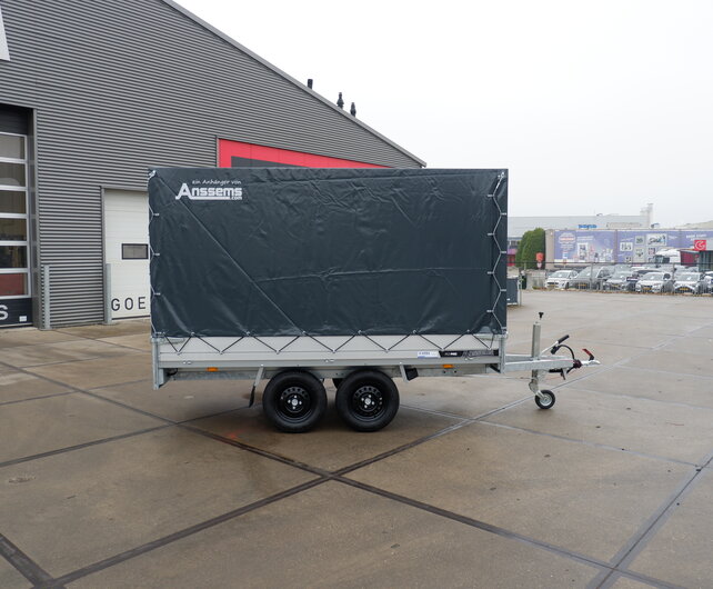 Huif 305x150x165cm voor Anssems PLT Pro plateauwagen
