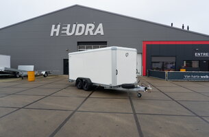 Henra gesloten aanhangwagen tandemas 3500kg 465x184x190cm met oprijklep