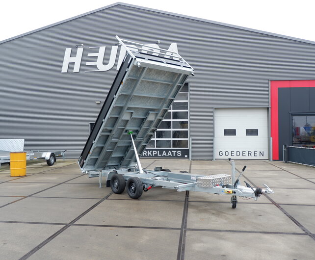 Henra driezijdige kipper tandemas 3500kg 401x202cm Xpert Black Label