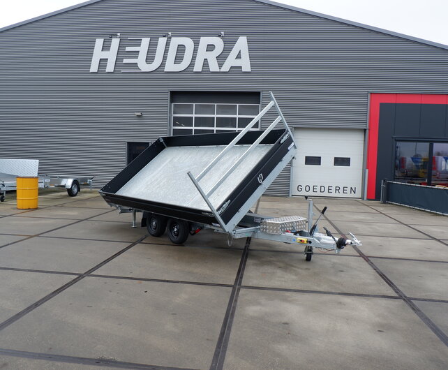 Henra driezijdige kipper tandemas 3500kg 401x202cm Xpert Black Label