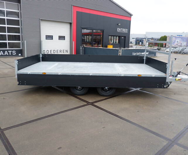 Henra driezijdige kipper tandemas 3500kg 401x202cm Xpert Black Label