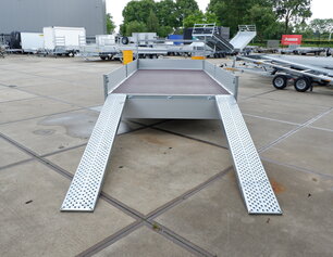 Aluminium oprijplaten voor Henra plateauwagen