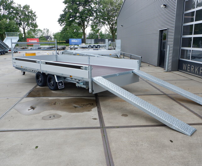Aluminium oprijplaten voor Henra plateauwagen