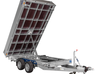 Saris elektrische driezijdige kipper 3500kg 356x184cm Heavy Duty