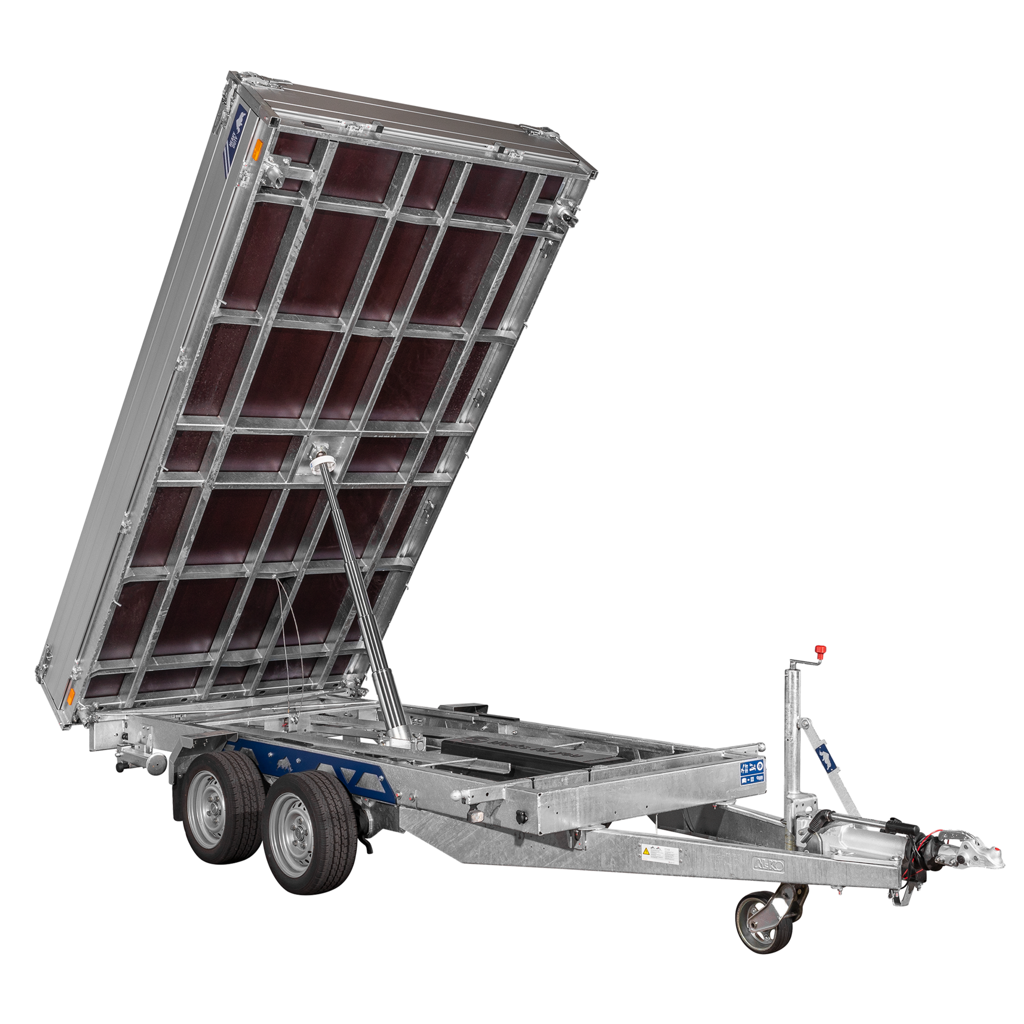 Saris elektrische driezijdige kipper 3500kg 356x184cm Heavy Duty