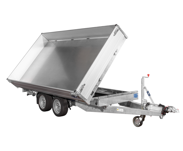 Saris elektrische driezijdige kipper 3500kg 356x184cm Heavy Duty