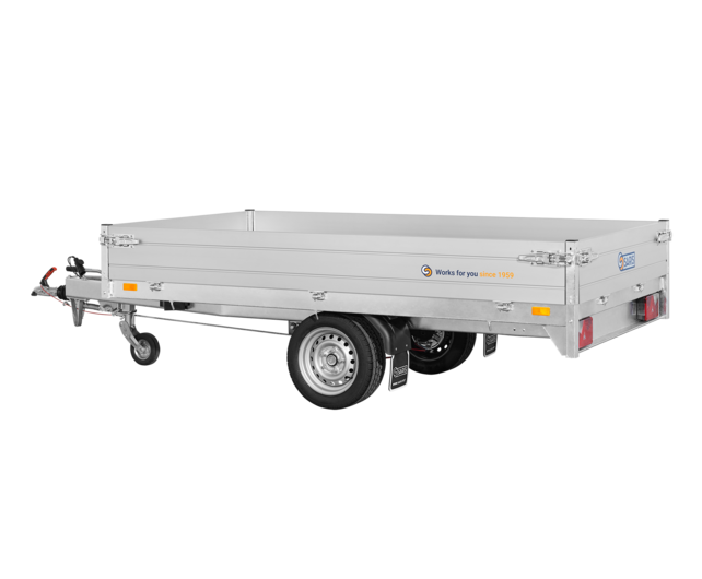 Saris plateauwagen 1500kg 276x150cm