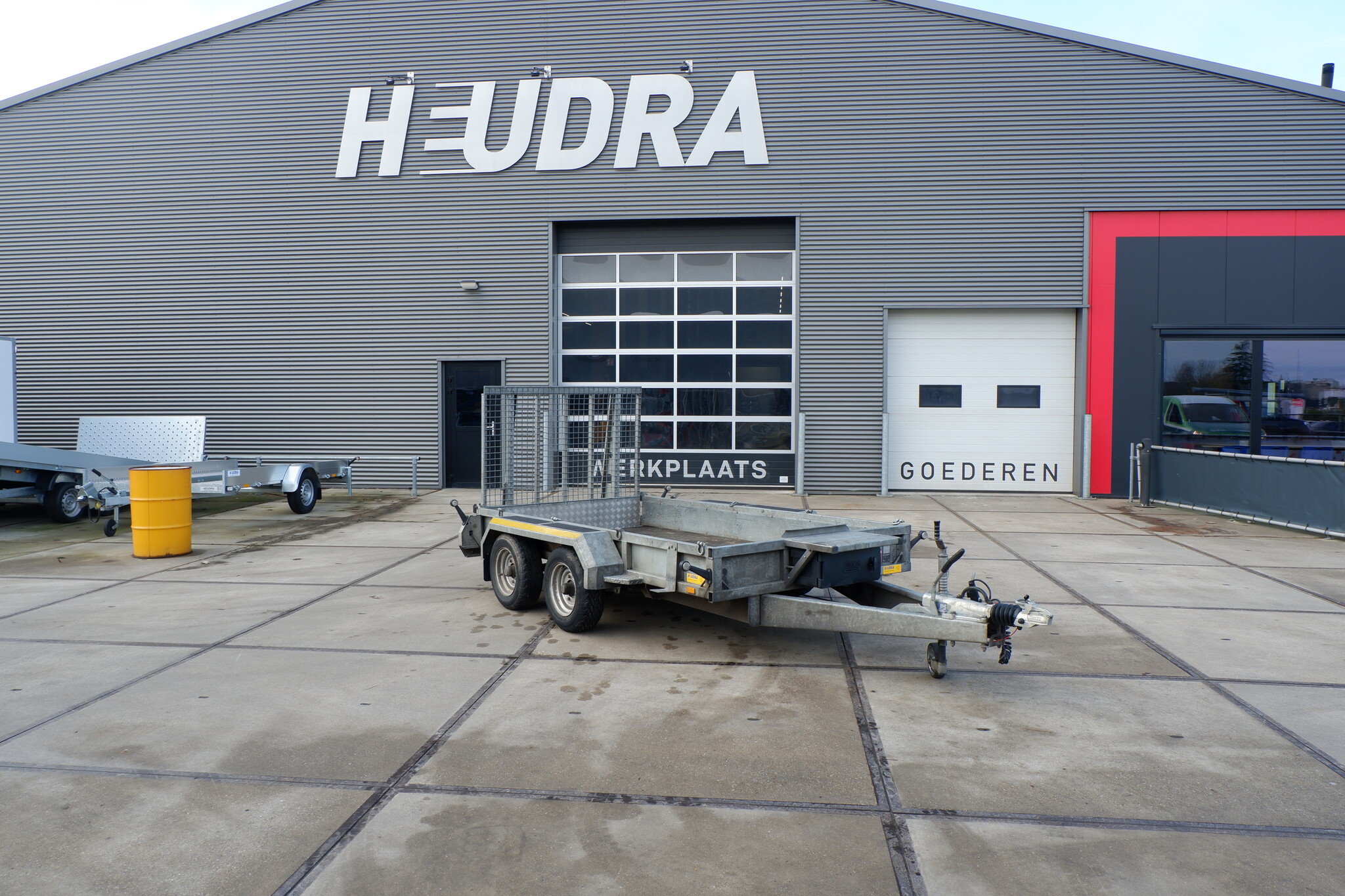 Gebruikte Nugent machinetransporter 3500kg 310x160cm