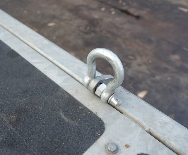 Gebruikte Nugent machinetransporter 3500kg 310x160cm