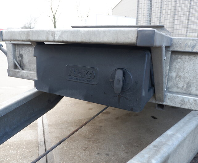 Gebruikte Nugent machinetransporter 3500kg 310x160cm