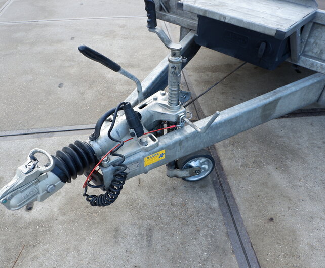 Gebruikte Nugent machinetransporter 3500kg 310x160cm