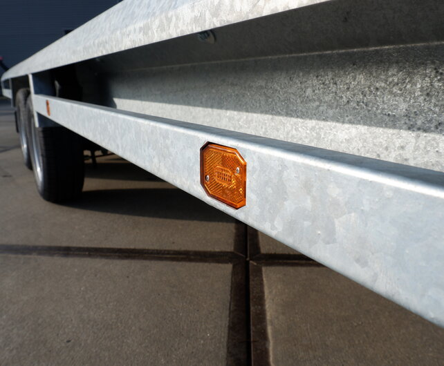 Hulco Terrax-2 3500kg 469x195cm machinetransporter met klep 150cm