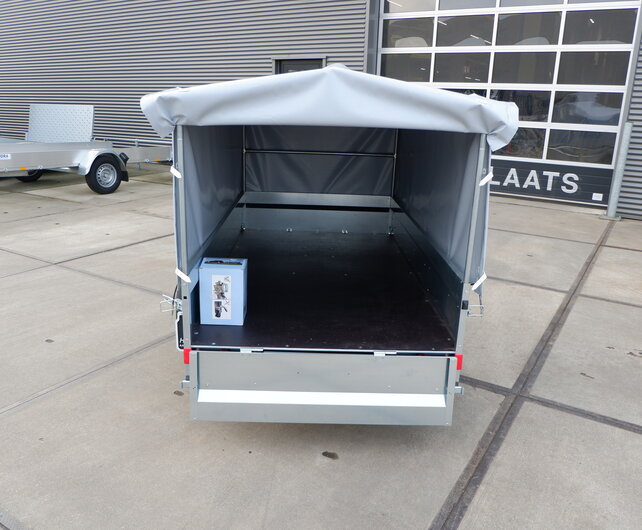 Gebruikte Humbaur Steely bakwagen 750kg 205x109x100cm met huif