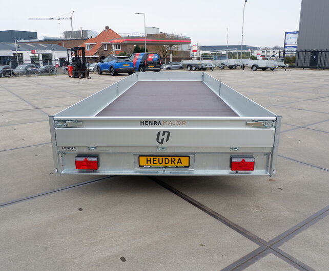 Henra plateauwagen tandemas 3500kg 703x222cm
