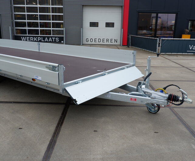 Henra plateauwagen tandemas 3500kg 703x222cm