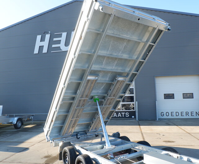 Henra driezijdige kipper 3500kg 401x202cm Xpert tridemas