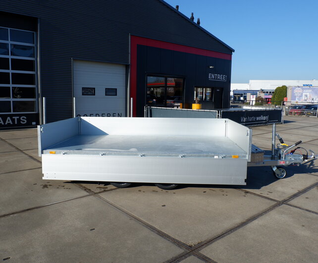 Henra driezijdige kipper 2700kg 331x185cm Xpert met 40cm borden