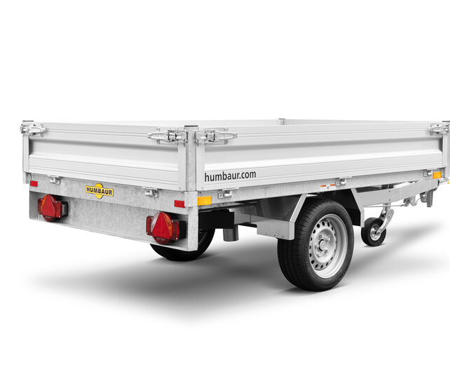 Humbaur kipper handbediend 1500kg 268x150cm