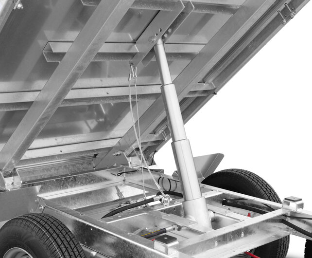 Humbaur kipper handbediend 3000kg 314x175cm