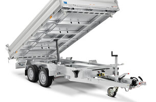 Humbaur elektrische driezijdige kipper 3000kg 363x185cm