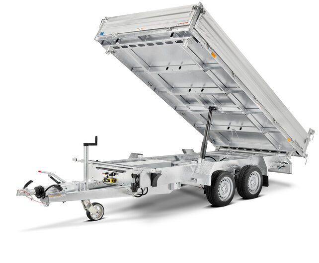 Humbaur elektrische driezijdige kipper 3000kg 363x185cm