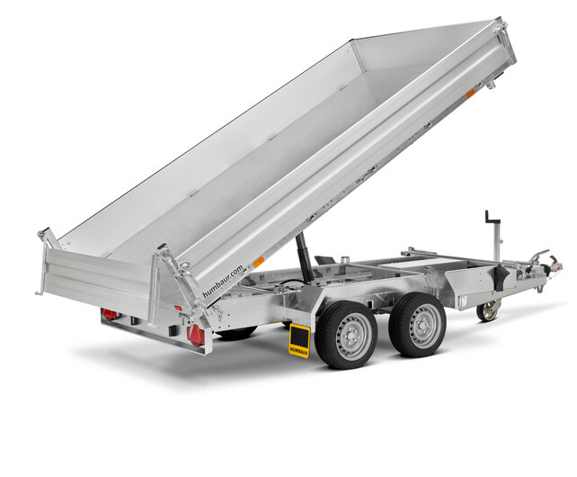 Humbaur elektrische driezijdige kipper 3000kg 363x185cm