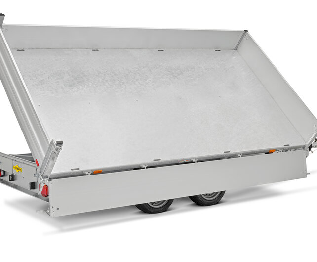 Humbaur elektrische driezijdige kipper 3000kg 363x185cm