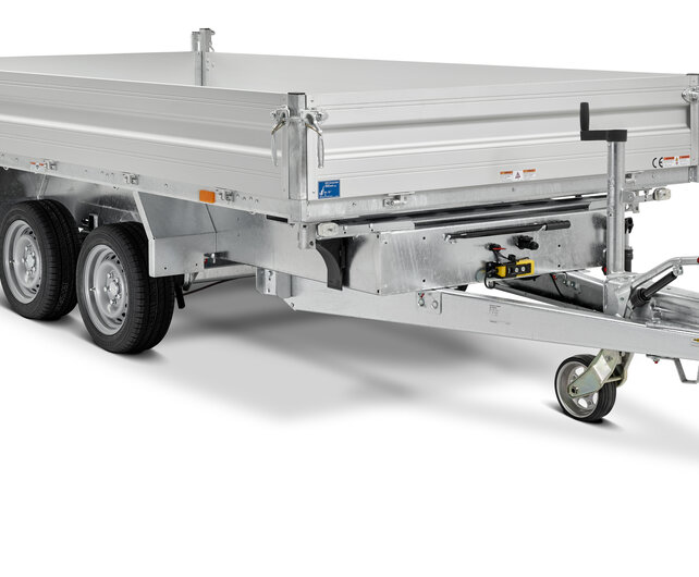 Humbaur elektrische driezijdige kipper 3000kg 363x185cm