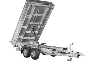 Saris driezijdige kipper 3500kg 360x176cm Heavy Duty met stalen borden
