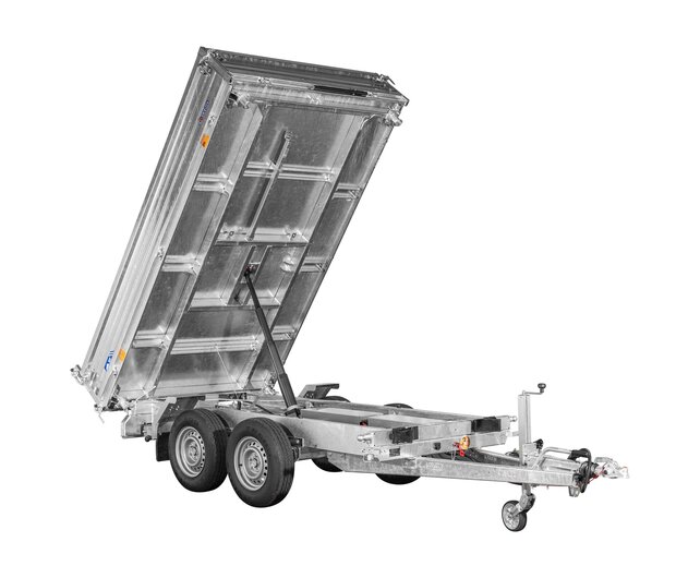 Saris driezijdige kipper 3500kg 360x176cm Heavy Duty met stalen borden