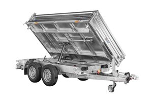 Saris driezijdige kipper 3000kg 310x176cm Heavy Duty met stalen borden