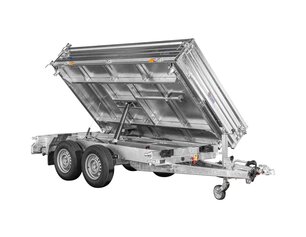 Saris driezijdige kipper 3000kg 310x176cm Heavy Duty met stalen borden