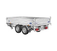 Saris driezijdige kipper 3000kg 310x176cm Heavy Duty met stalen borden
