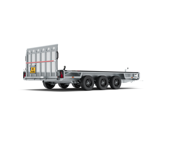Henra machinetransporter 3500kg 400x190cm Xpert met Aluminium klikvloer