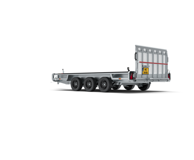 Henra machinetransporter 3500kg 400x190cm Xpert met Aluminium klikvloer