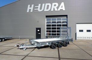 Henra machinetransporter 3500kg 400x170cm Xpert met Aluminium klikvloer