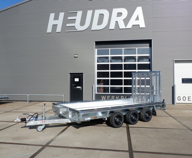 Henra machinetransporter 3500kg 400x170cm Xpert met Aluminium klikvloer