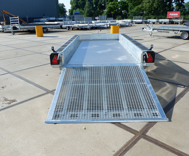 Henra machinetransporter 3500kg 400x170cm Xpert met Aluminium klikvloer