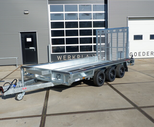 Henra machinetransporter 3500kg 400x170cm Xpert met Aluminium klikvloer