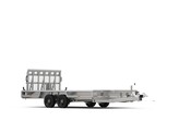 Henra machinetransporter tandemas 3500kg 400x190cm met Aluminium klikvloer