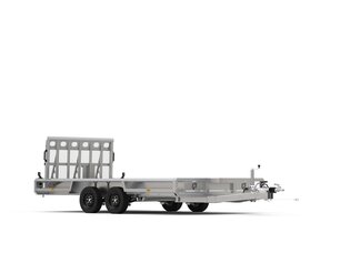 Henra machinetransporter tandemas 3500kg 400x190cm met Aluminium klikvloer