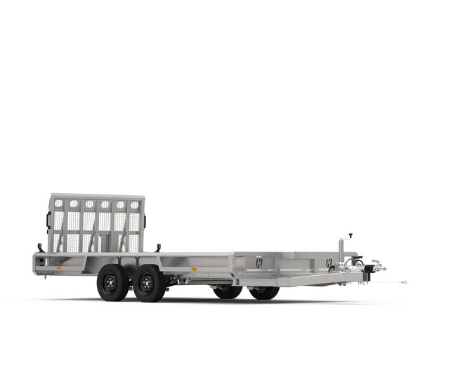 Henra machinetransporter tandemas 3500kg 400x190cm met Aluminium klikvloer